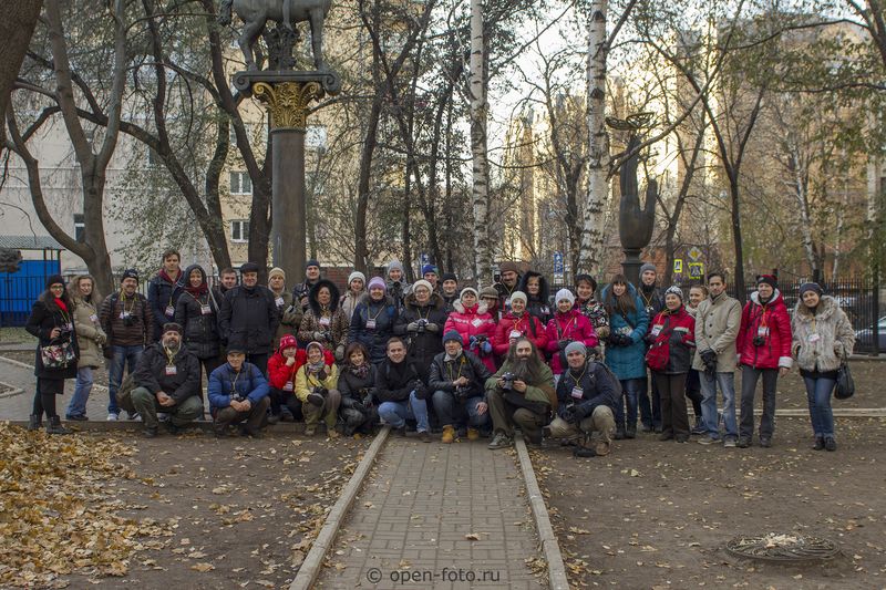 Арбат в стиле гранж. Участники фотопрогулки