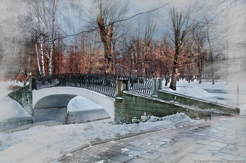 Парк «Усадьба Трубецких в Хамовниках». Фотограф - Евгений Колков