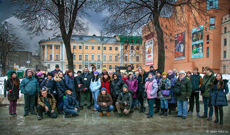 Участники фотопрогулки OPEN FOTO Участники фотопрогулки OPEN FOTO