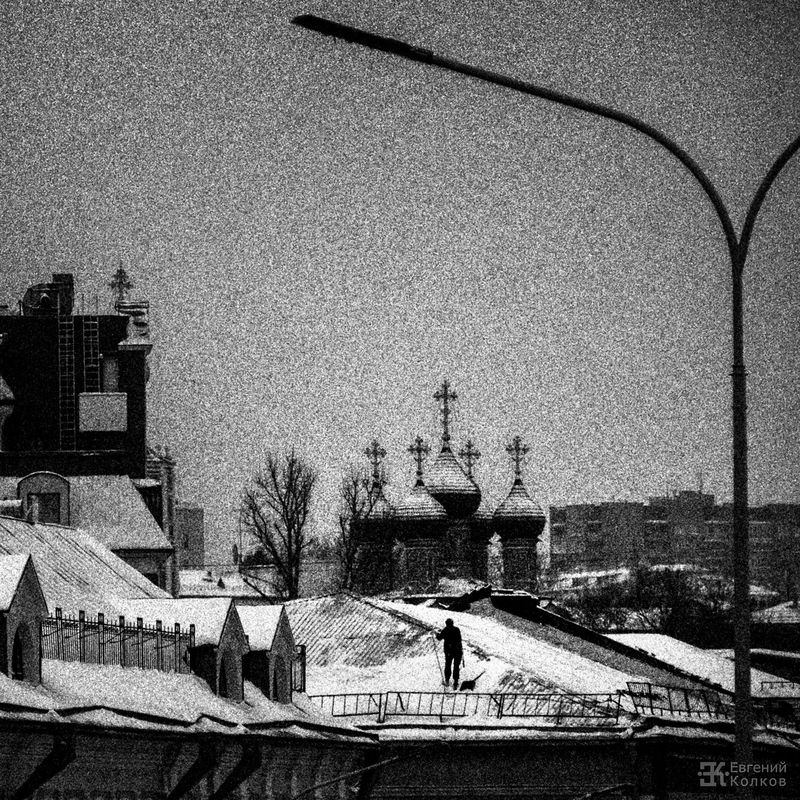 Графика московских бульваров. Фото: Евгений Колков Графика московских бульваров. Фото: Евгений Колков
