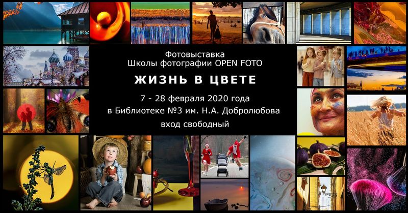 Жизнь в цвете. Фотовыставка Школы фотографии OPEN FOTO Жизнь в цвете. Фотовыставка Школы фотографии OPEN FOTO