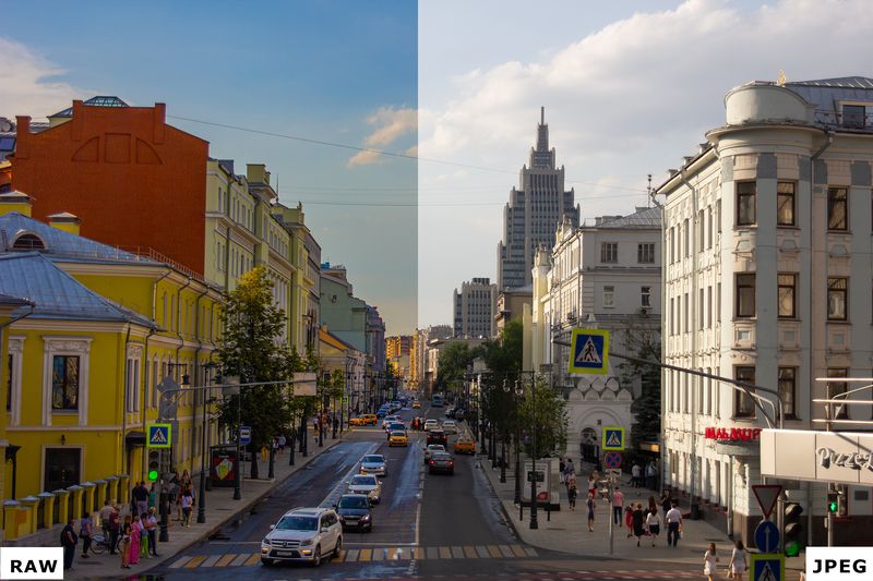 RAW vs JPEG. Фото: Евгений Колков