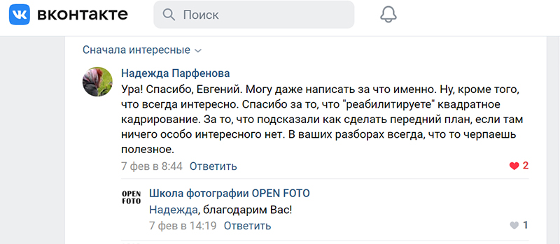 Разбор фотографий онлайн. Отзыв