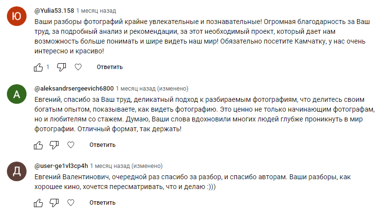 Онлайн-разбор фотографий. Отзывы